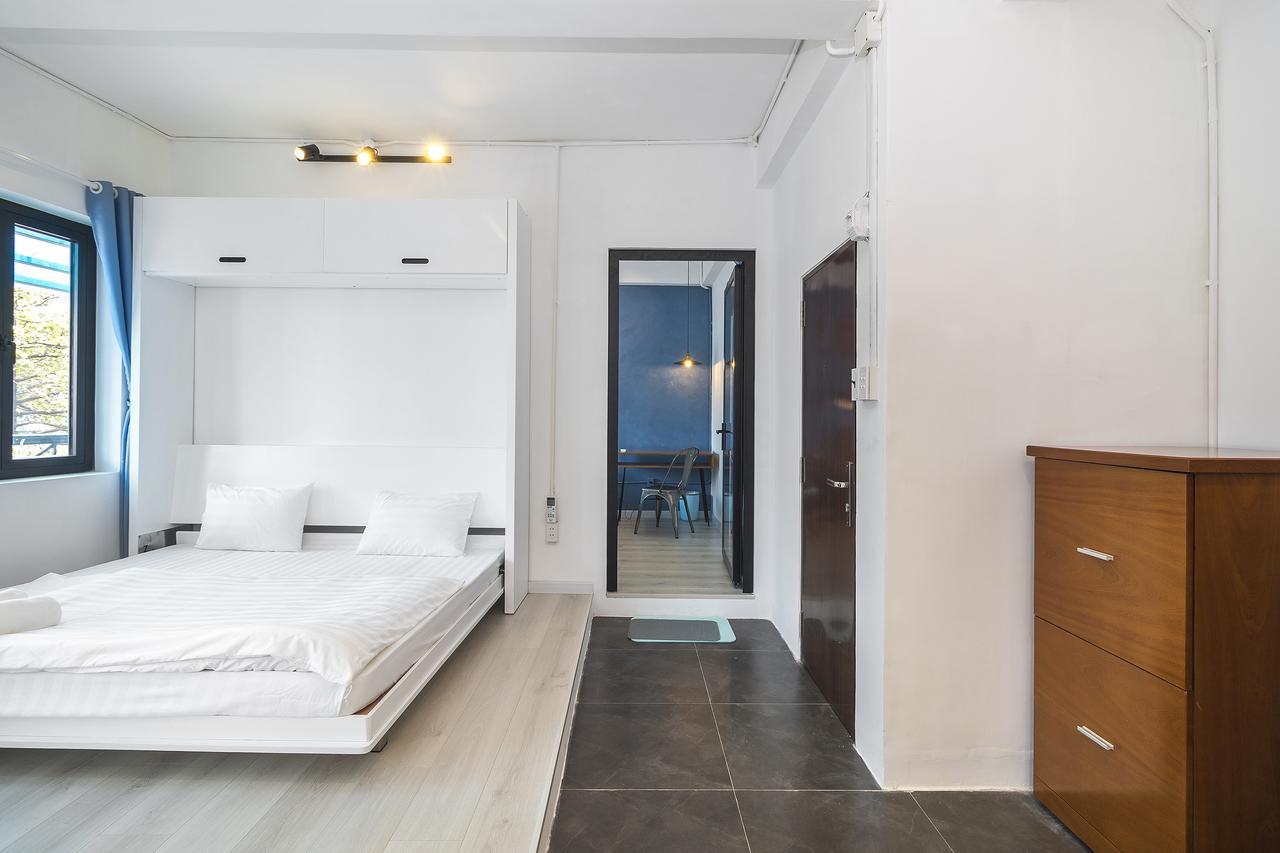 Scandinavian Apartment With Balcony In Bui Vien Ho-Chi-Minh-Stadt Exterior foto